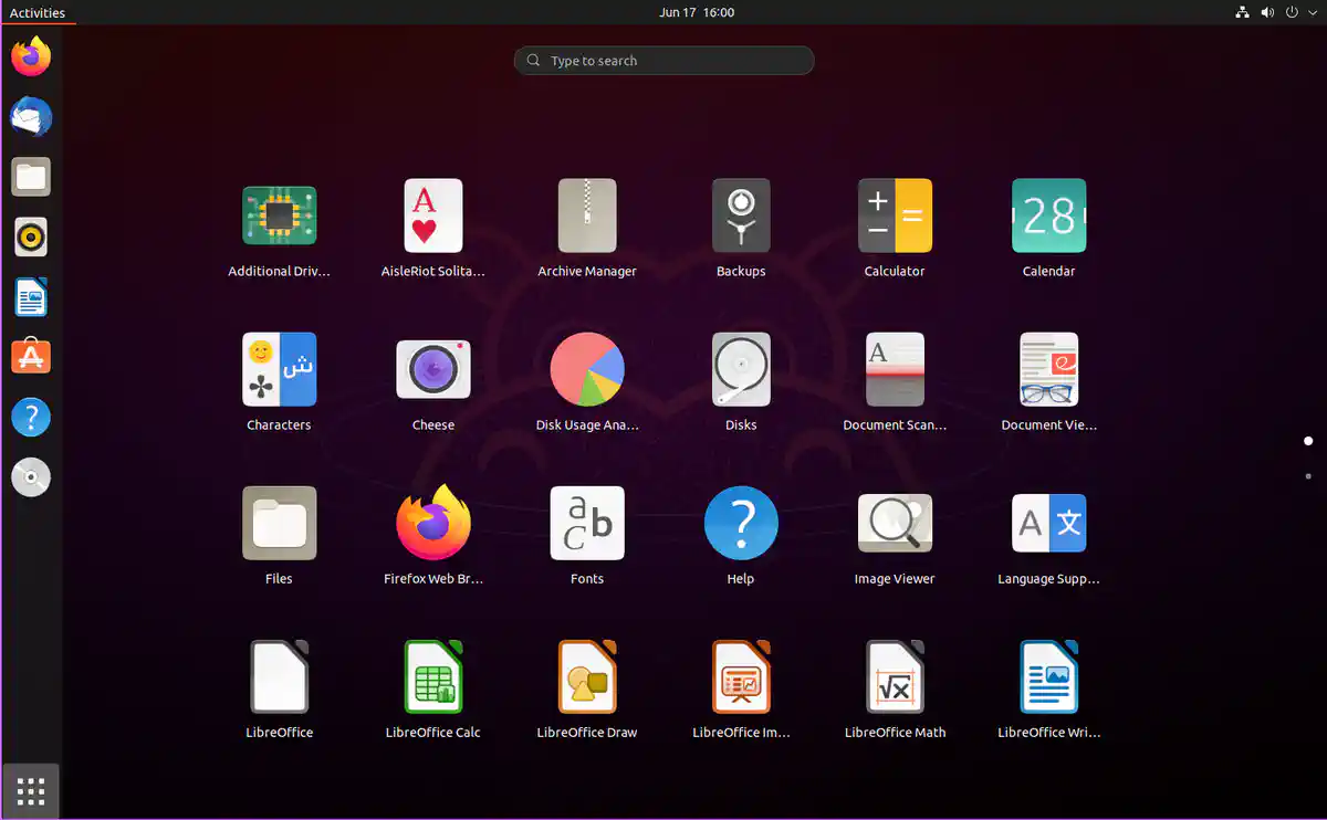 gambar ubuntu apps