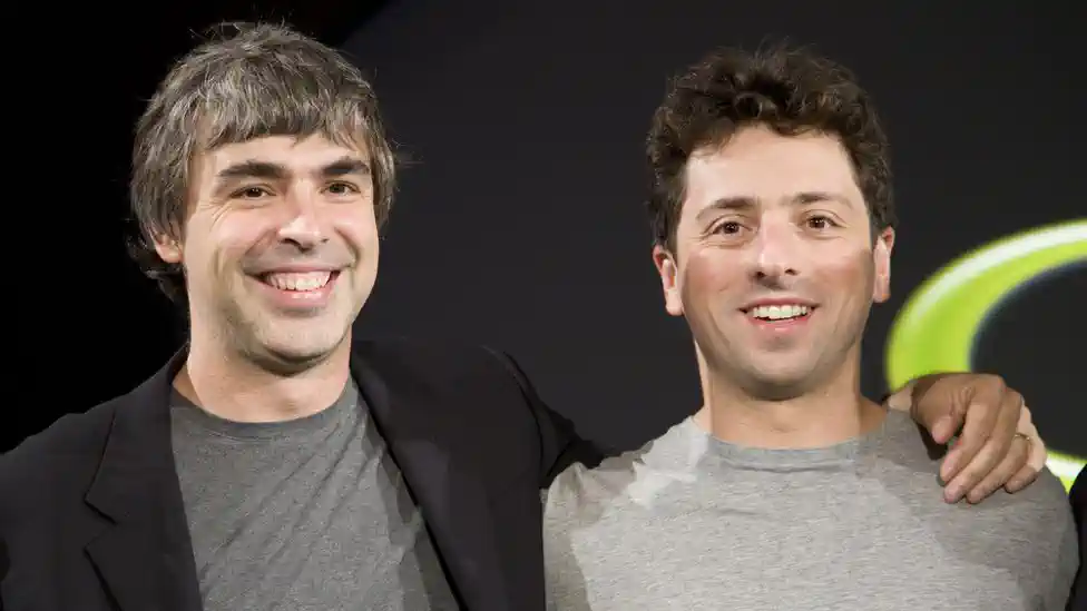 foto larry page dan sergey brin