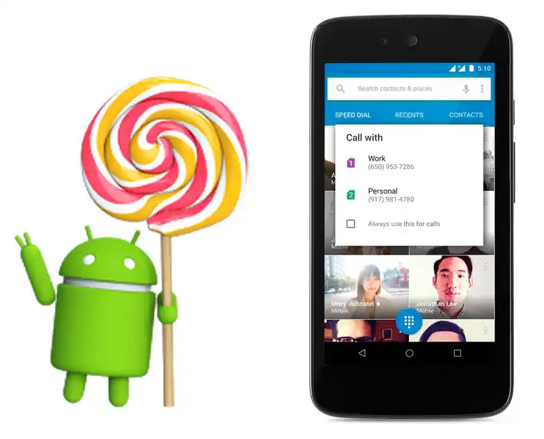 gambar android Lollipop