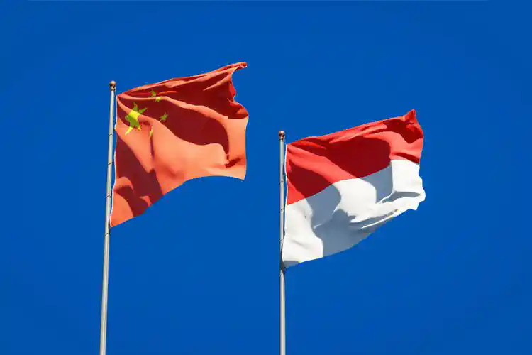 gambar bendera china dan indonesia