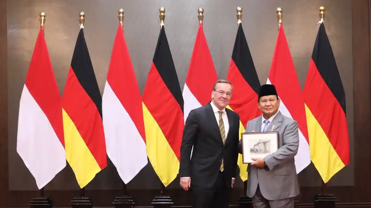 gambar Presiden Prabowo dan Jerman