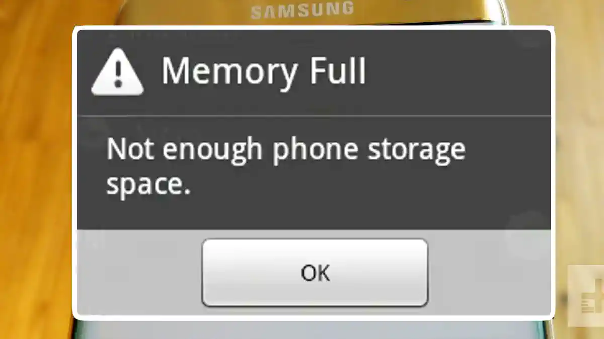 gambar hp android memory full